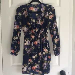 Lulu’s Blue Floral Dress